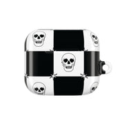 Checkered Skulls Pattern AirPods Case 3