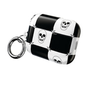 Checkered Skulls Pattern AirPods Case 8