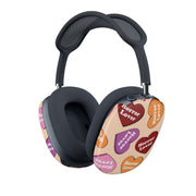 Horror Lover Hearts Pattern AirPods Max Case 1