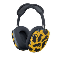 Black Cat Silhouettes Pattern AirPods Max Case