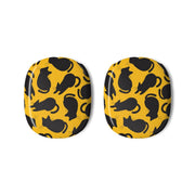 Black Cat Silhouettes Pattern AirPods Max Case 3