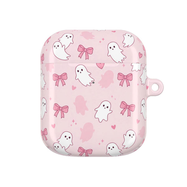 Pink Ghosts And Bows AirPods Case - AirPods 1