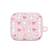 Pink Ghosts And Bows AirPods Case 3