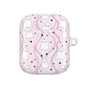 Wavy Ghost Pastels AirPods Case 1