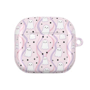 Wavy Ghost Pastels AirPods Case 4