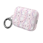 Wavy Ghost Pastels AirPods Case 8