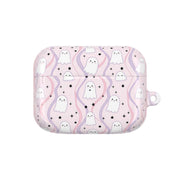 Wavy Ghost Pastels AirPods Case 5