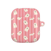 Candy Stripe Ghosts AirPods Case 2
