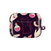 Black Witchy Doodles AirPods Case 5