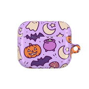 Lilac Witchy Doodles AirPods Case 3