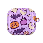 Lilac Witchy Doodles AirPods Case 4