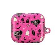 Haunted Motel Pink AirPods Case 3
