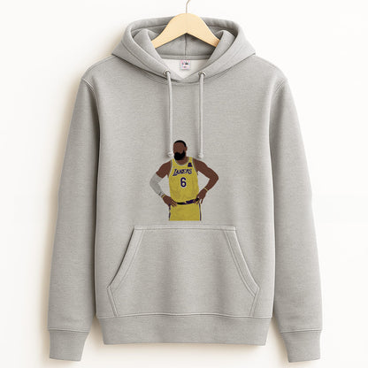 Lebron - Baskteball Grey Hoodie
