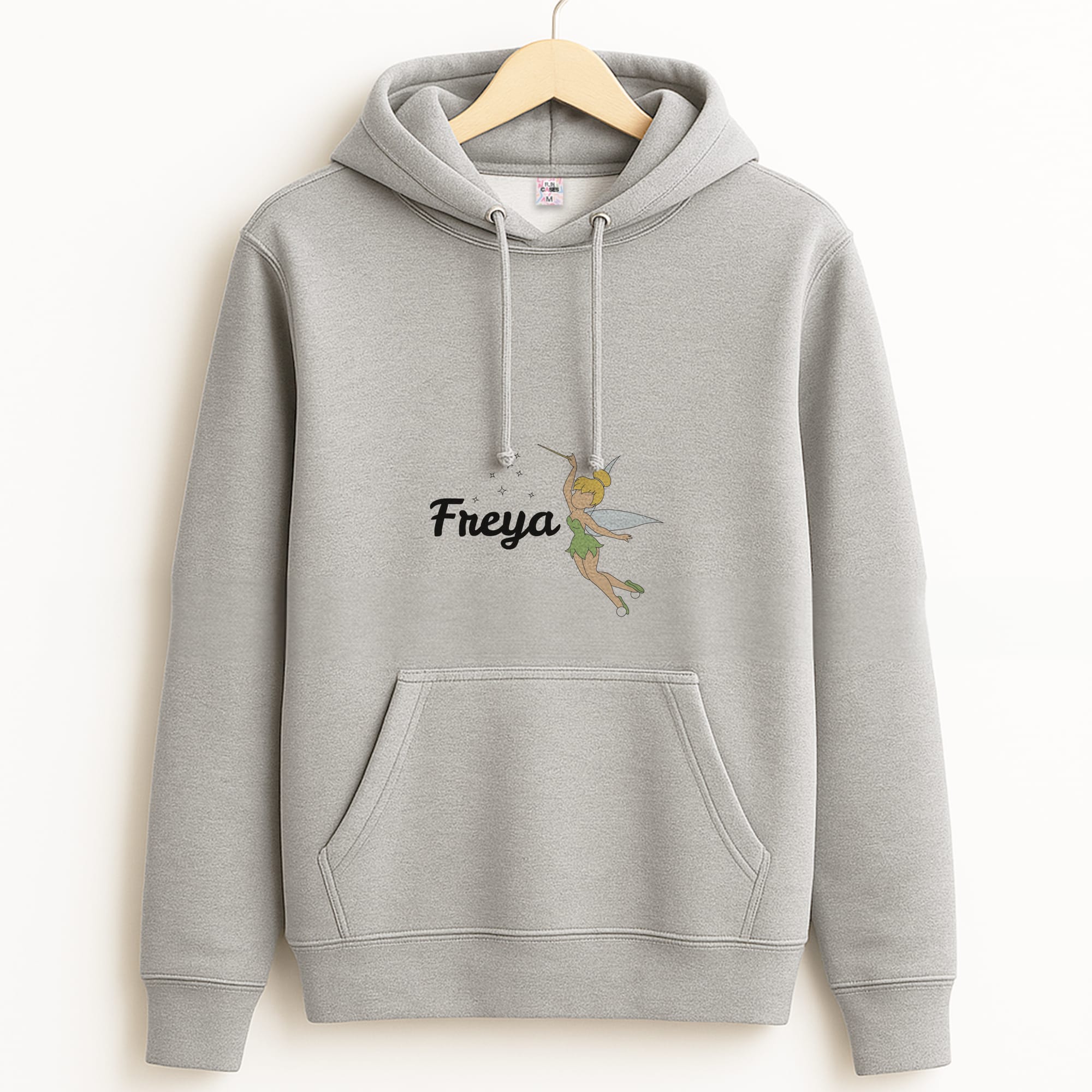 Tinkerbell - Personalised Fairytale Grey Hoodie
