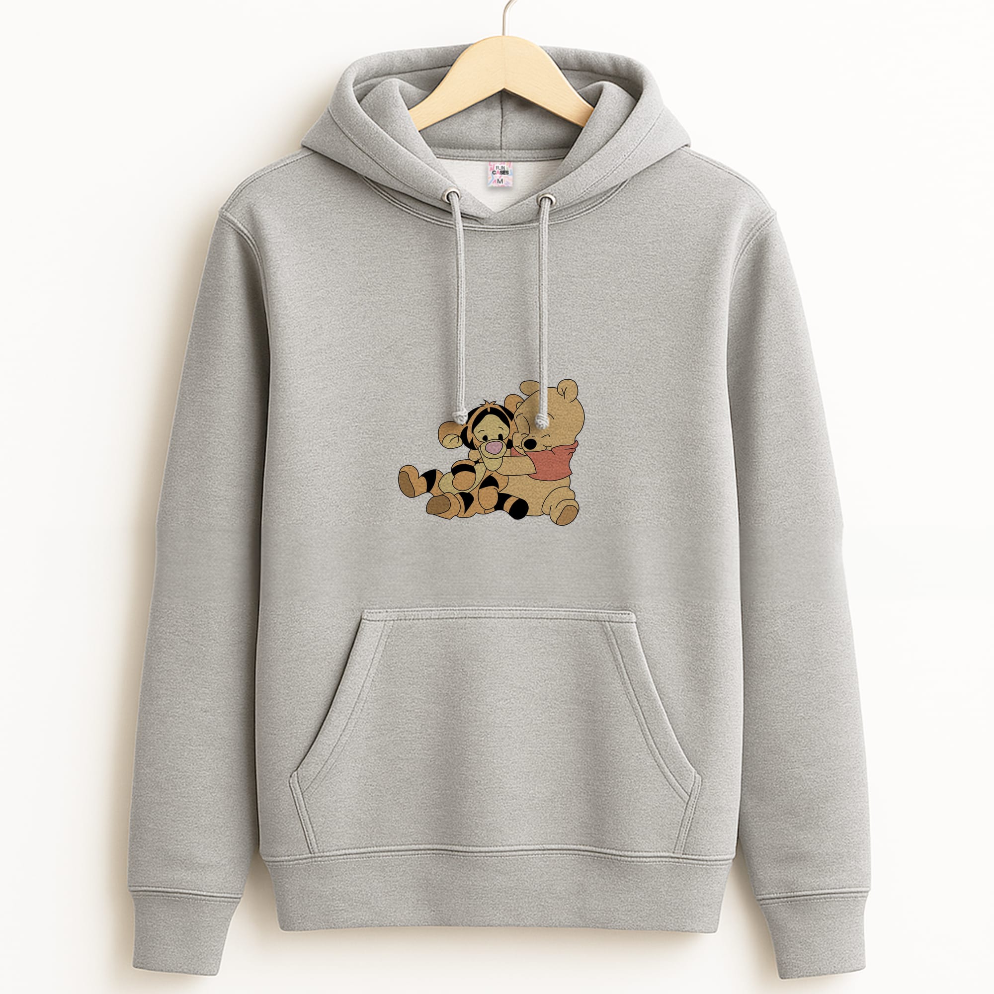 A Hug Said Pooh - Winnie Grey Hoodie