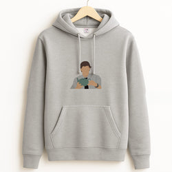 Jim's Tea Pot For Pam Grey Hoodie