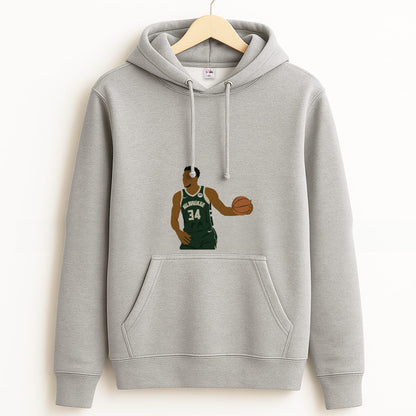 Giannis - Basketball Grey Hoodie