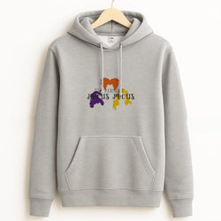 Hocus Halloween Time - Hocus Halloween Grey Hoodie