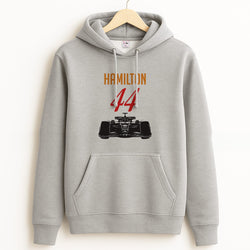 F1 Car Hamilton Grey Hoodie