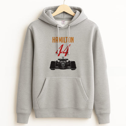F1 Car Hamilton Grey Hoodie