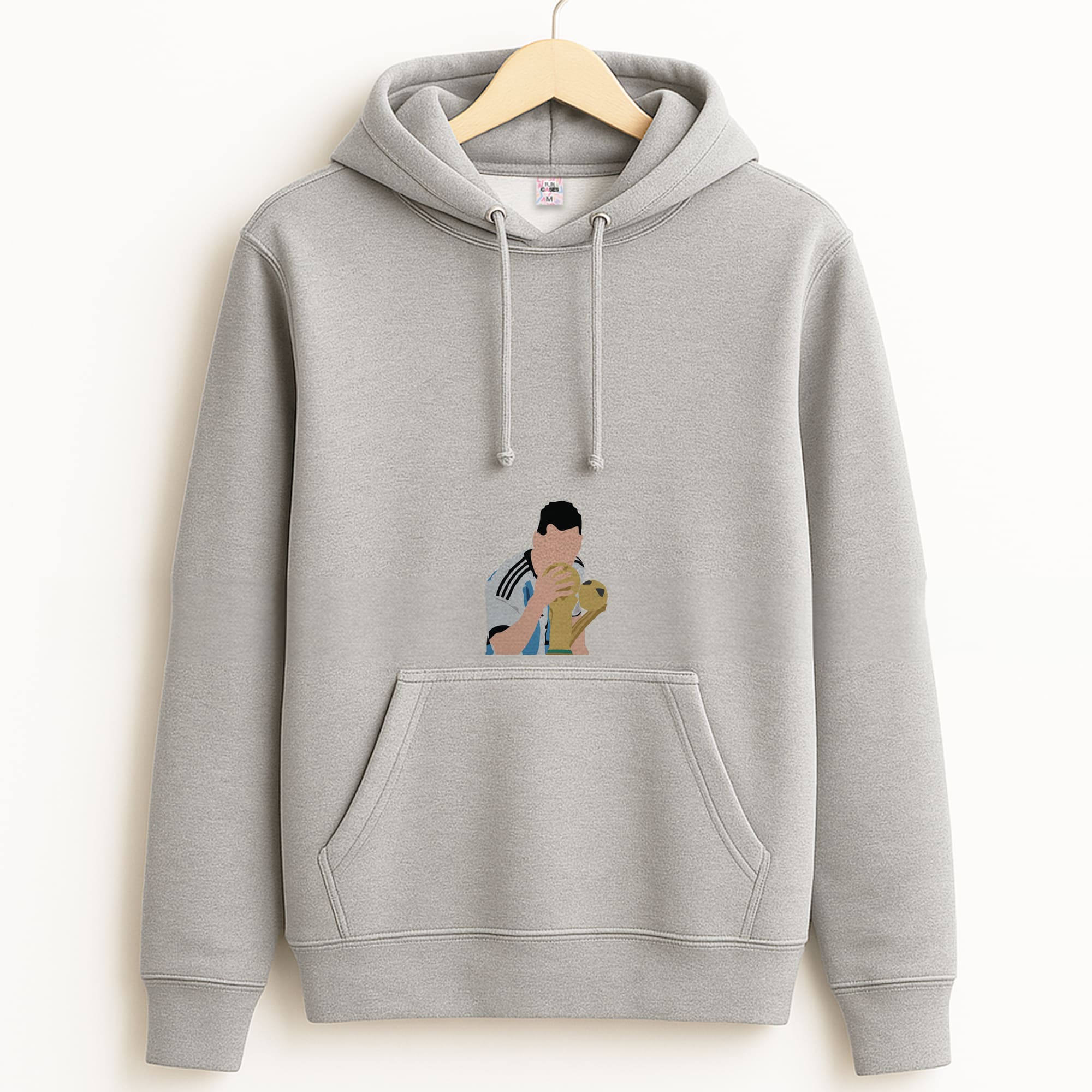 GOAT - Messi Grey Hoodie
