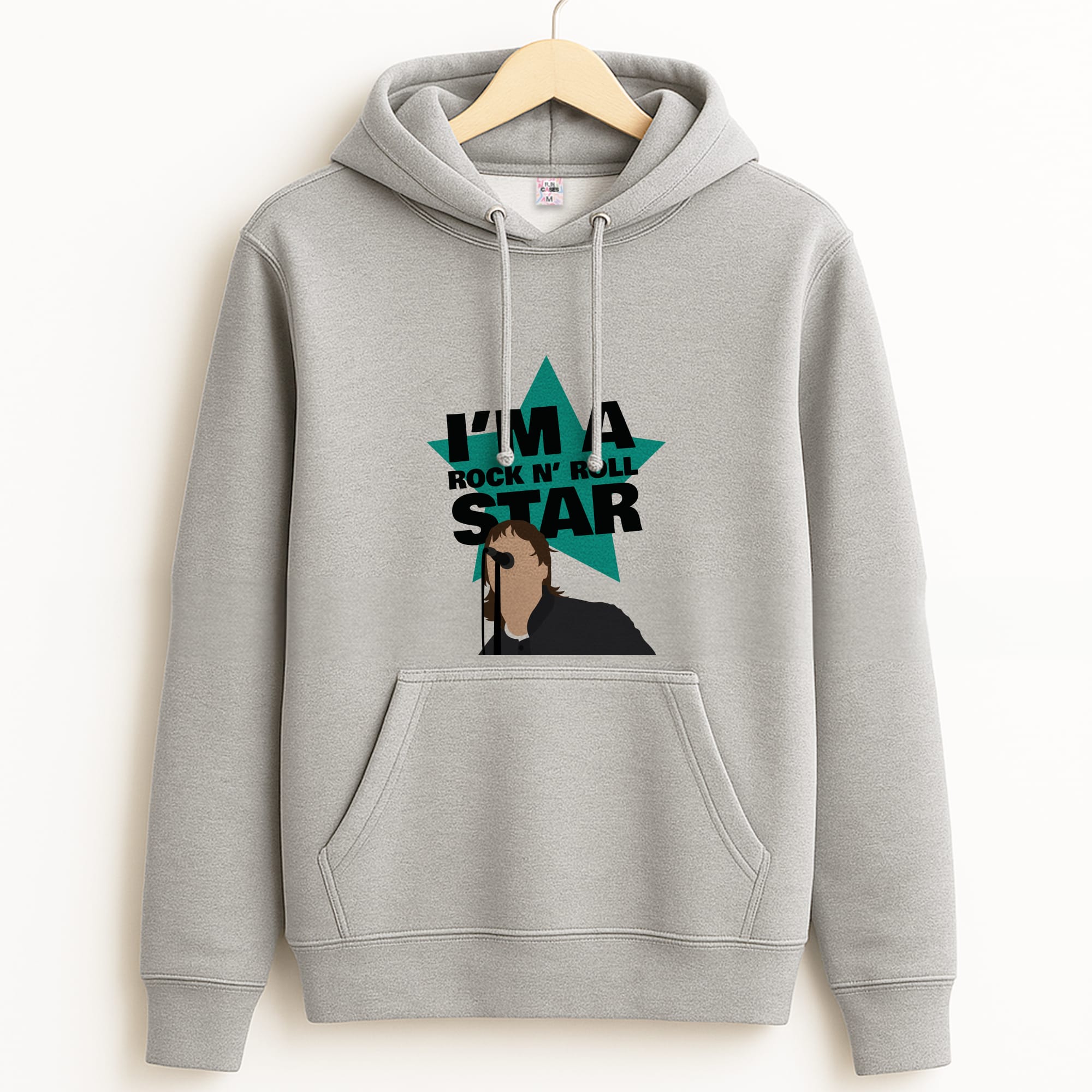 I'm A Rock And Roll Star Grey Hoodie