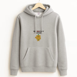 Mr Dad Jokes - Personalised Father's Day Grey Hoodie
