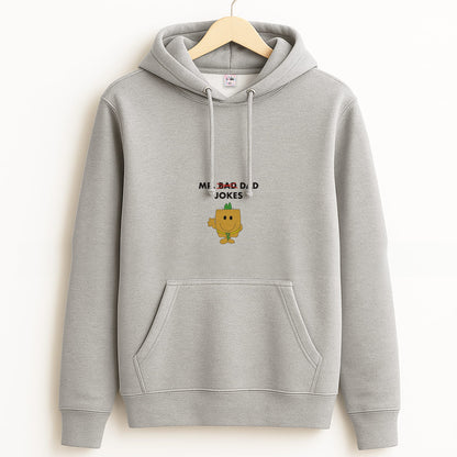 Mr Dad Jokes - Personalised Father's Day Grey Hoodie