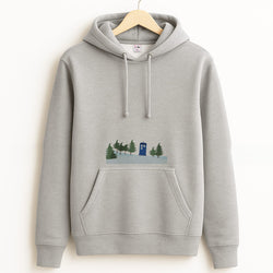 Christmas Tardis - Doctor Who Grey Hoodie
