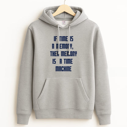 If Time Is A Memory - Doctor Who Grey Hoodie