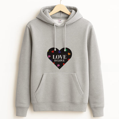 Love Is Love - Pride Grey Hoodie