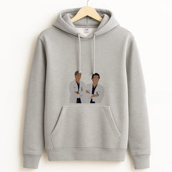 Two Doctors Arm Crossed - Grey's Grey Hoodie