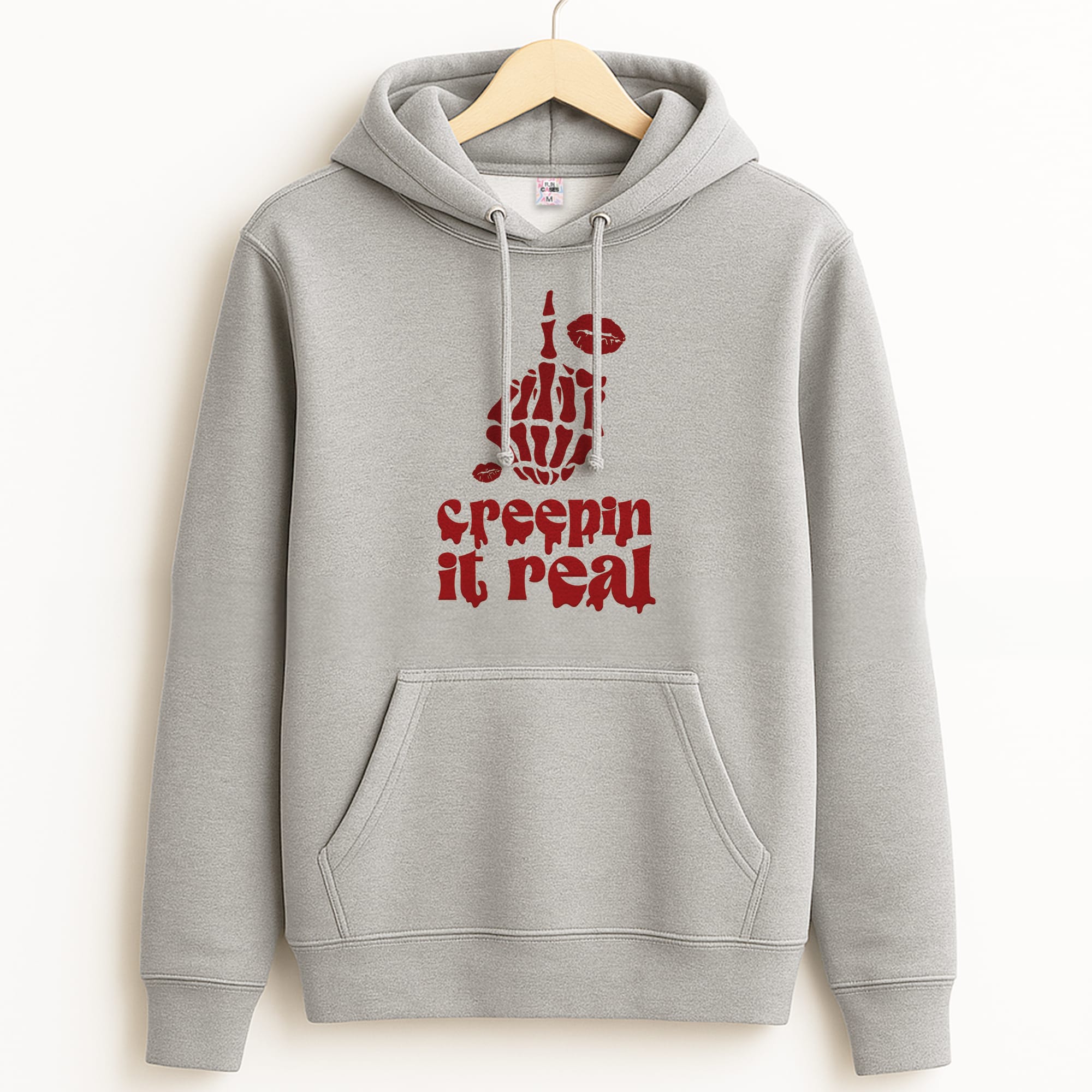 Creepin It Real Grey Hoodie
