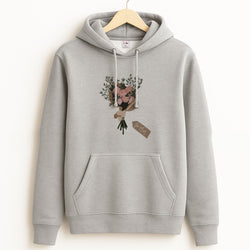 Mum Bouquet - Mother's Day Grey Hoodie