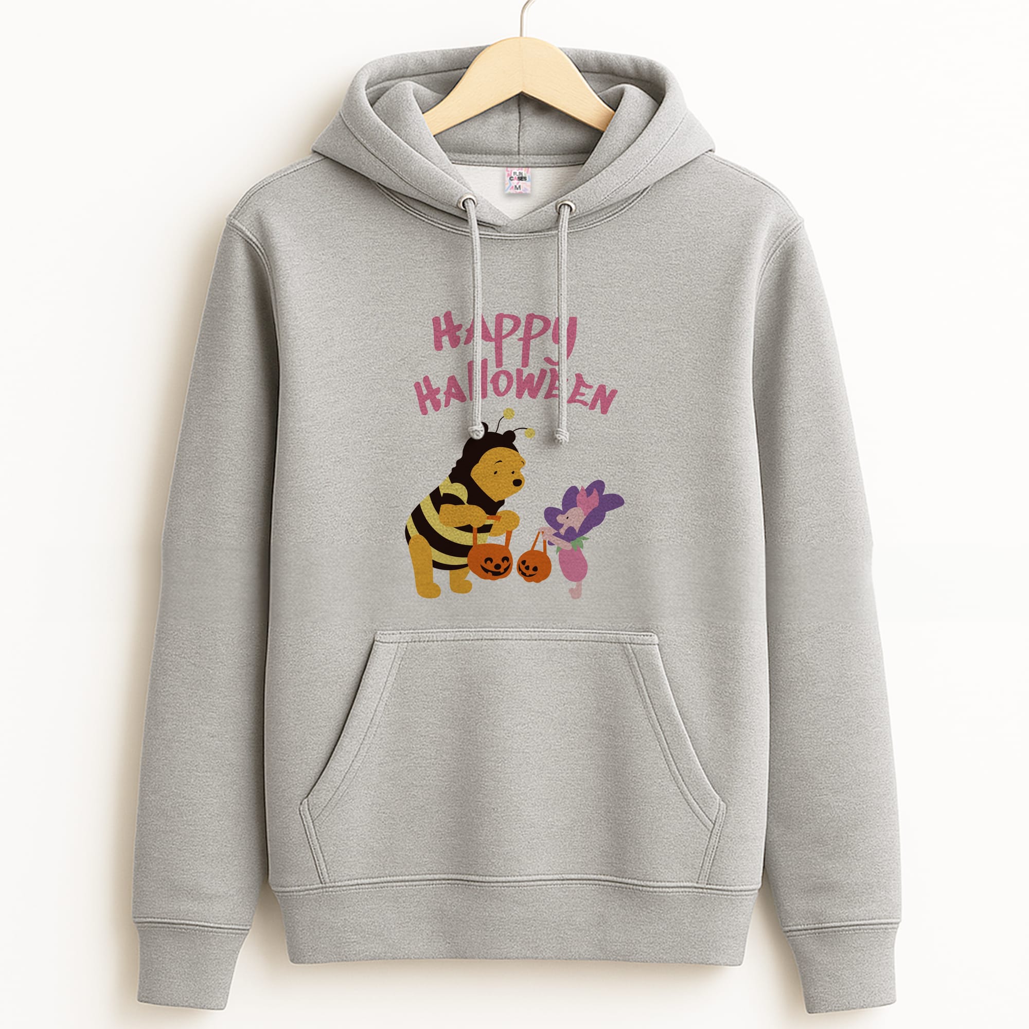 Winnie Halloween Grey Hoodie