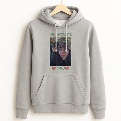 My Favourite Child - Personalised Mother's Day Grey Hoodie