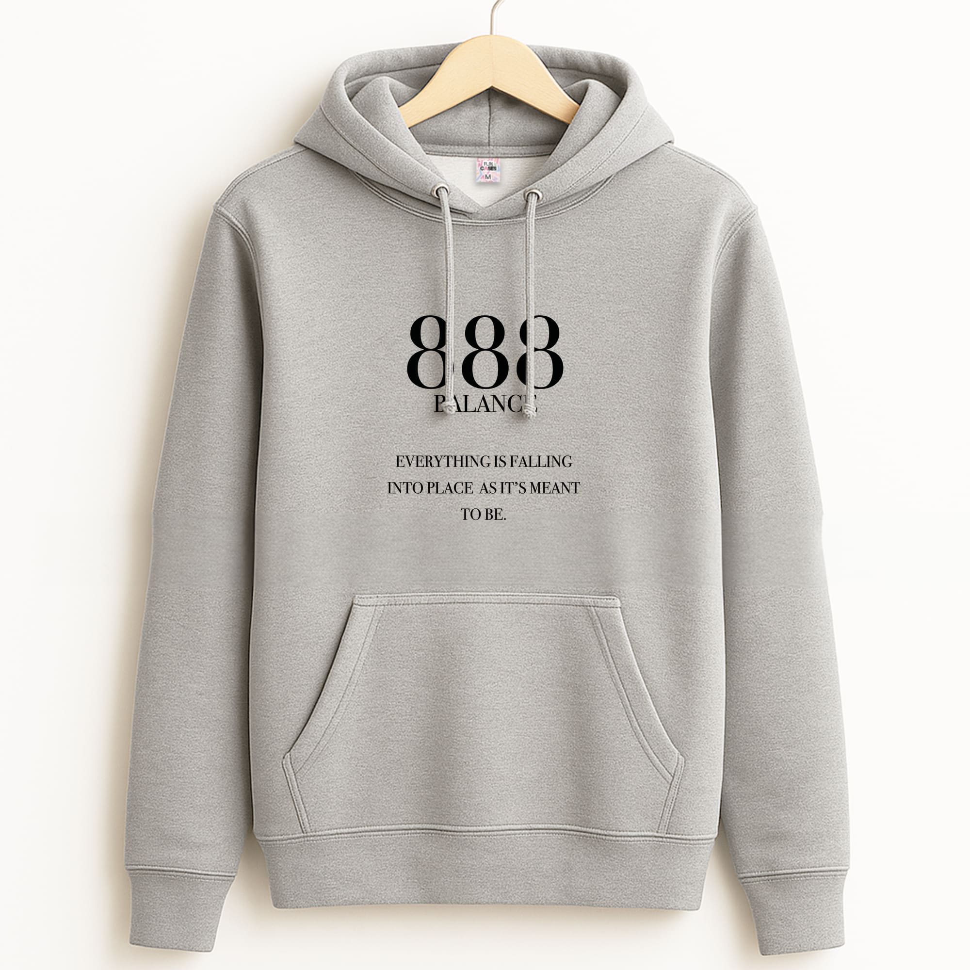 888 - Angel Numbers Grey Hoodie