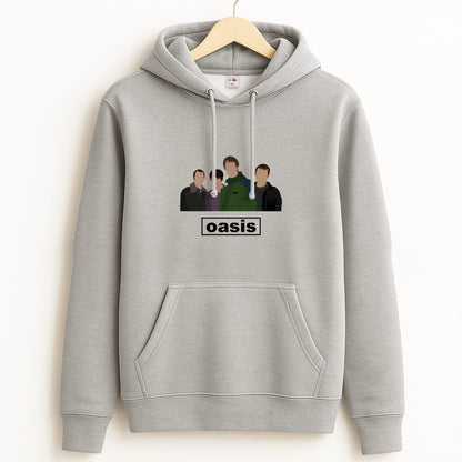 Rock Band Members Grey Hoodie