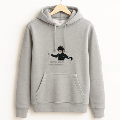 Everything Has Beauty - Scissorhands Grey Hoodie