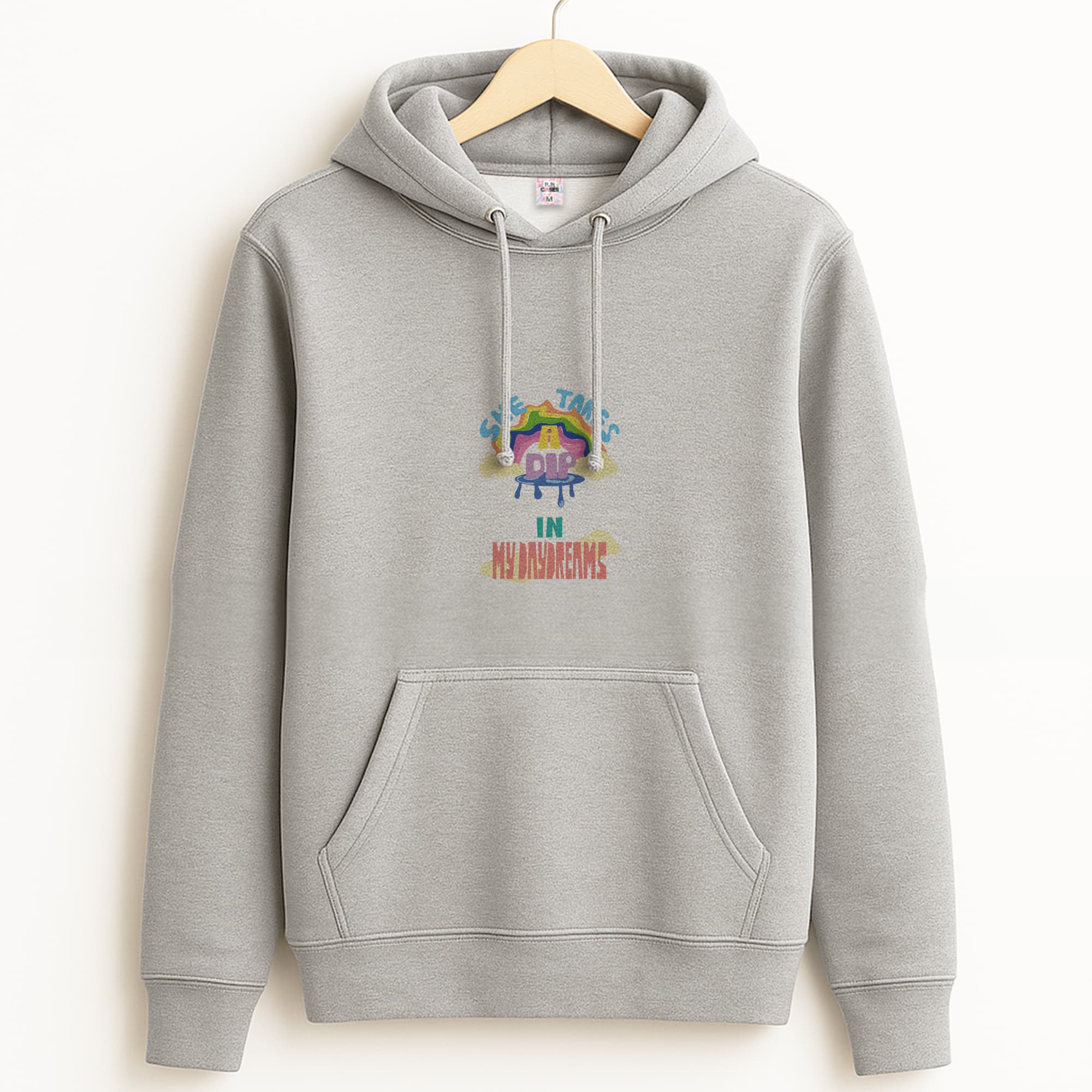 She takes a dip in my daydreams Grey Hoodie