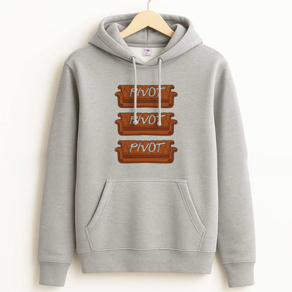 Sitcom Couches Pivot  Grey Hoodie