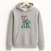 Watercolour Woody & Buzz A Story of Toys Fairytale Hoodie 2