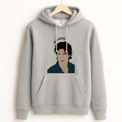 Hello Brother Cartoon - VD Grey Hoodie