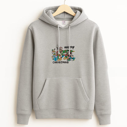 Fairytale Happy Christmas Grey Hoodie