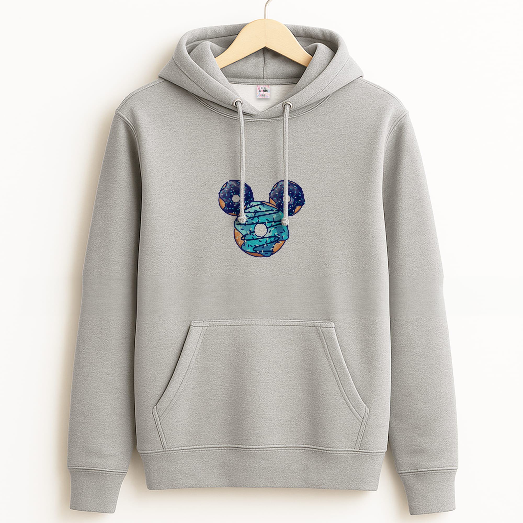 Fairytale Mouse Doughnuts Grey Hoodie
