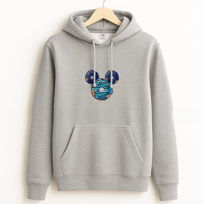 Fairytale Mouse Doughnuts Grey Hoodie