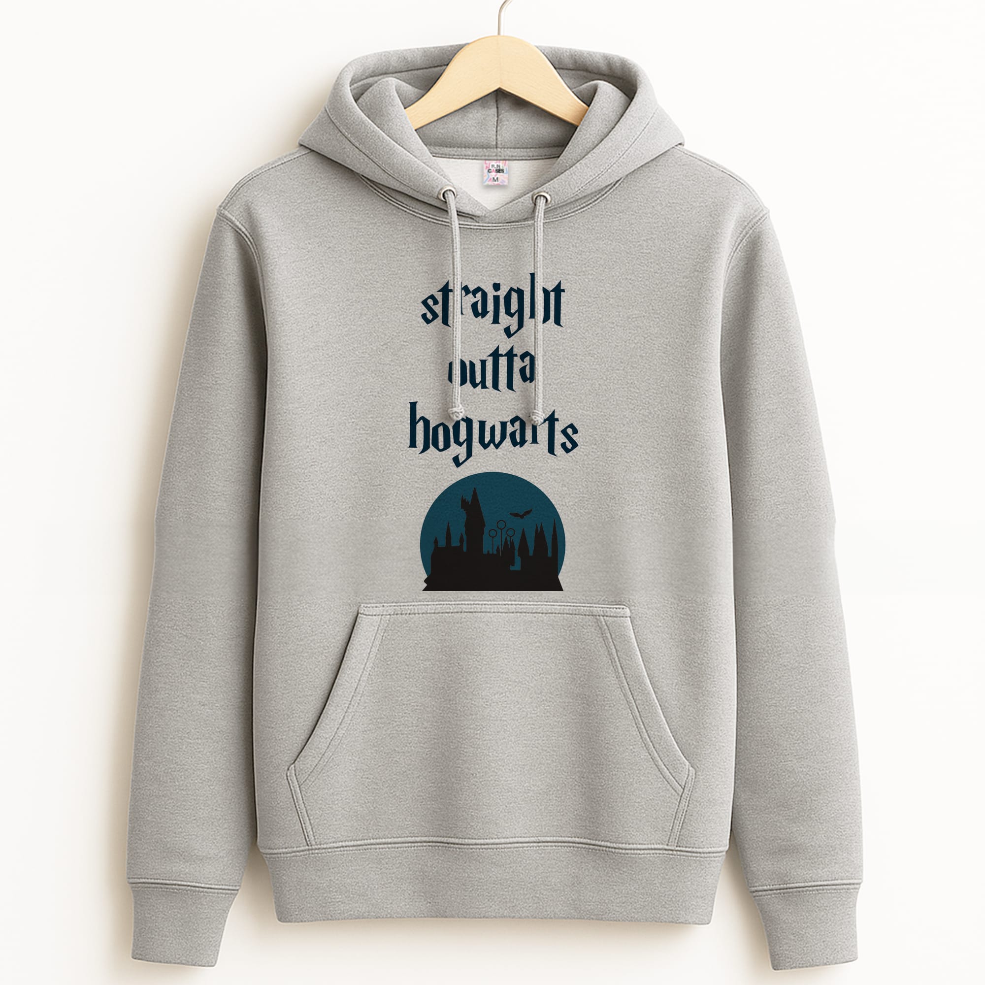 Straight Outta Hogwarts Grey Hoodie