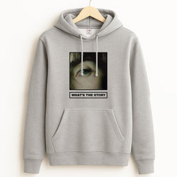 What's The Story Orange Grey Hoodie