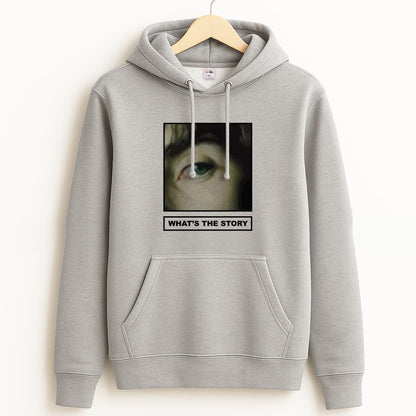 What's The Story Orange Grey Hoodie