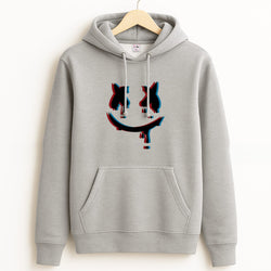 Blue Blur - White Helmet DJ Grey Hoodie